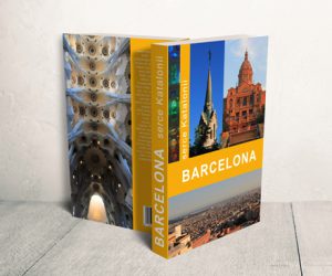 Projekt okładki „Barcelona – serce Katalonii”